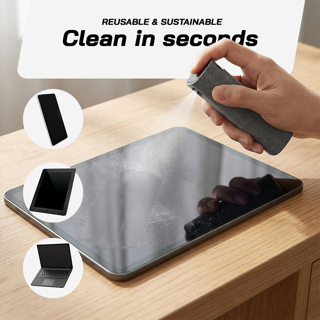2-in-1 Screen & Display Cleaner